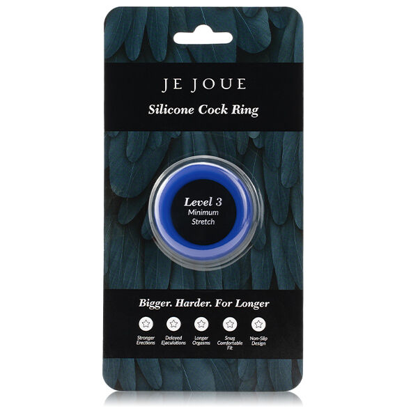 JE JOUE - ANEL DE SILICONE AZUL ESTRANGULAMENTO MÍNIMO - Image 6