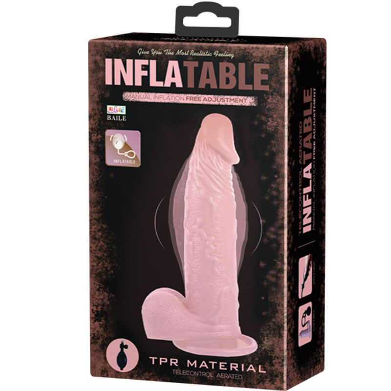 DANÇA - DILDO INFLÁVEL REALISTA COM VENTOSA 15 CM - Image 2