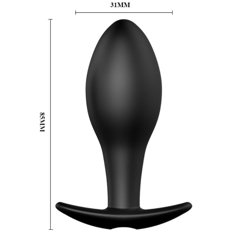 PRETTY LOVE - PLUG ANAL NCORA FORMA SILICONE 12 MODOS DE VIBRAO PRETO - Image 4