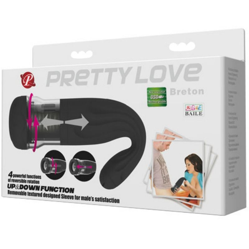 PRETTY LOVE - MASTURBADOR RECARREGVEL MULTIFUNO MULTIFUNCIONAL BRETON BRETON - Image 4