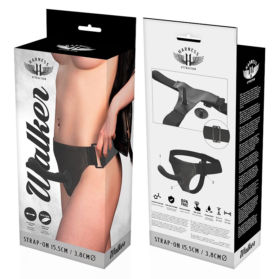 HARNESS ATTRACTION - RNES SILICONE WALKER G-SPOT 15.5 CM -O- 3.8 CM - Image 3