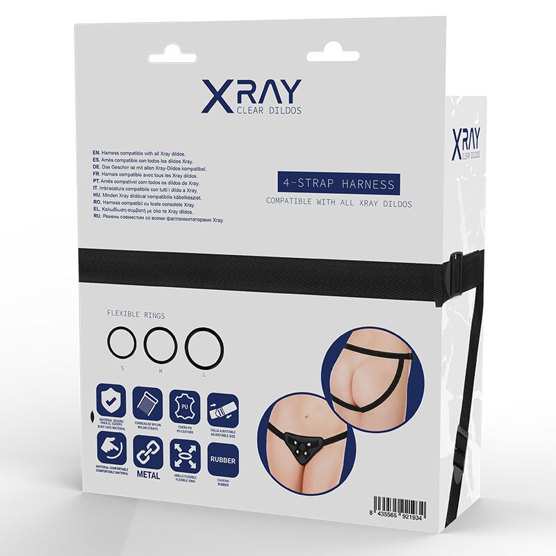 X RAY - ARNÊS COM ANÉIS DE SILICONE - Image 7
