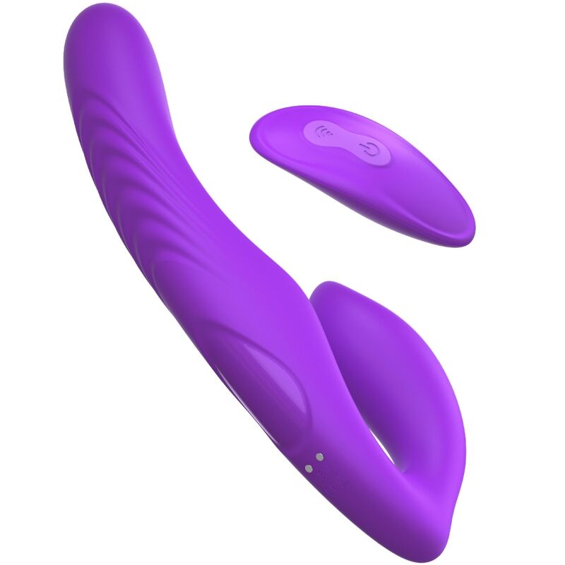 FANTASY FOR HER - VIBRADOR DOBLE PENETRACION CONTROL REMOTO 9 NIVELES VIOLETA - Image 3