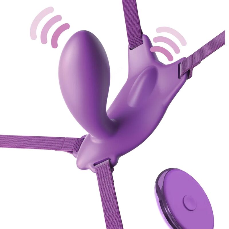 FANTASY FOR HER - ARNES MARIPOSA G-SPOT CON VIBRADOR, RECARGABLE & CONTROL REMOTO VIOLETA - Image 2