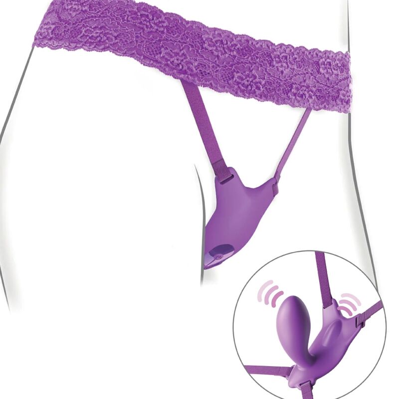 FANTASY FOR HER - ARNES MARIPOSA G-SPOT CON VIBRADOR, RECARGABLE & CONTROL REMOTO VIOLETA - Image 5