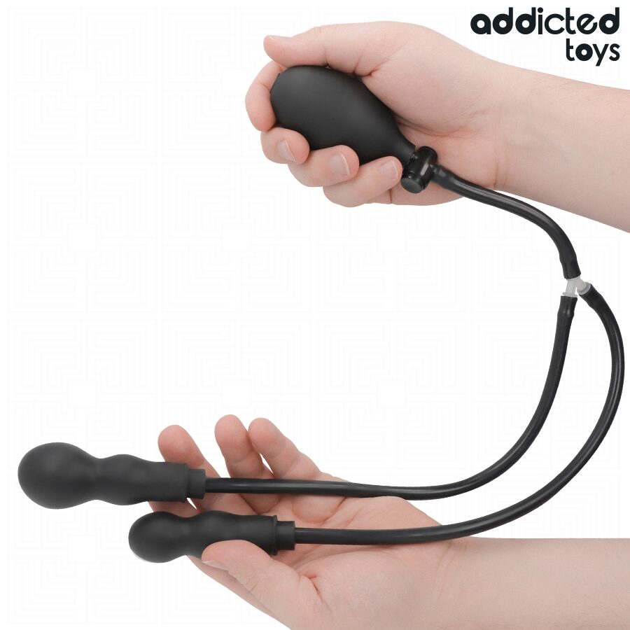 ADDICTED TOYS - PLUG ANAL DUPLO INFLÁVEL MODELO 1 - Image 4