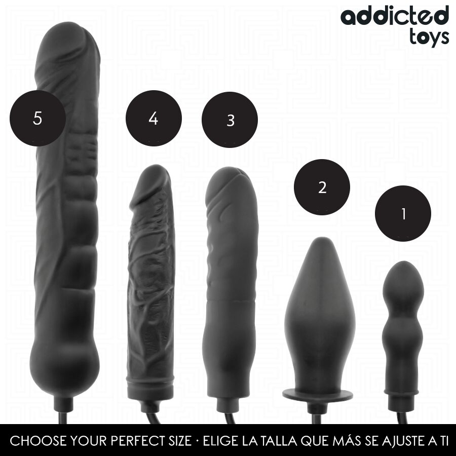 ADDICTED TOYS - PLUG ANAL DUPLO INFLÁVEL MODELO 1 - Image 3