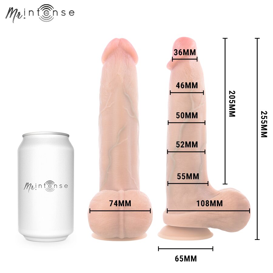 MR INTENSE - BRUCE XL PÊNIS ULTRA-REALISTA COM TESTÍCULOS 25,5 CM -Ø- 5,5 CM - Image 5