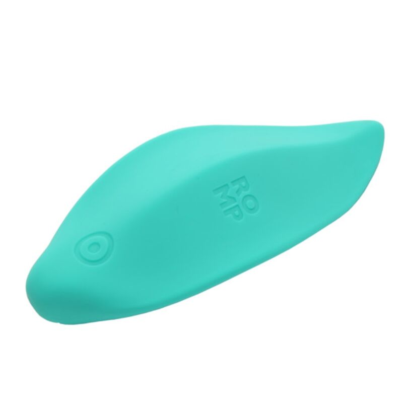 ROMP - WAVE VIBRADOR ESTIMULADOR DE CLÍTORIS FORMA ERGONÓMICA VERDE AGUA - Image 2