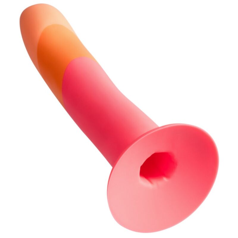 ROMP - DIZI DILDO SILICONA CON VENTOSA TRICOLOR 18 CM - Image 3