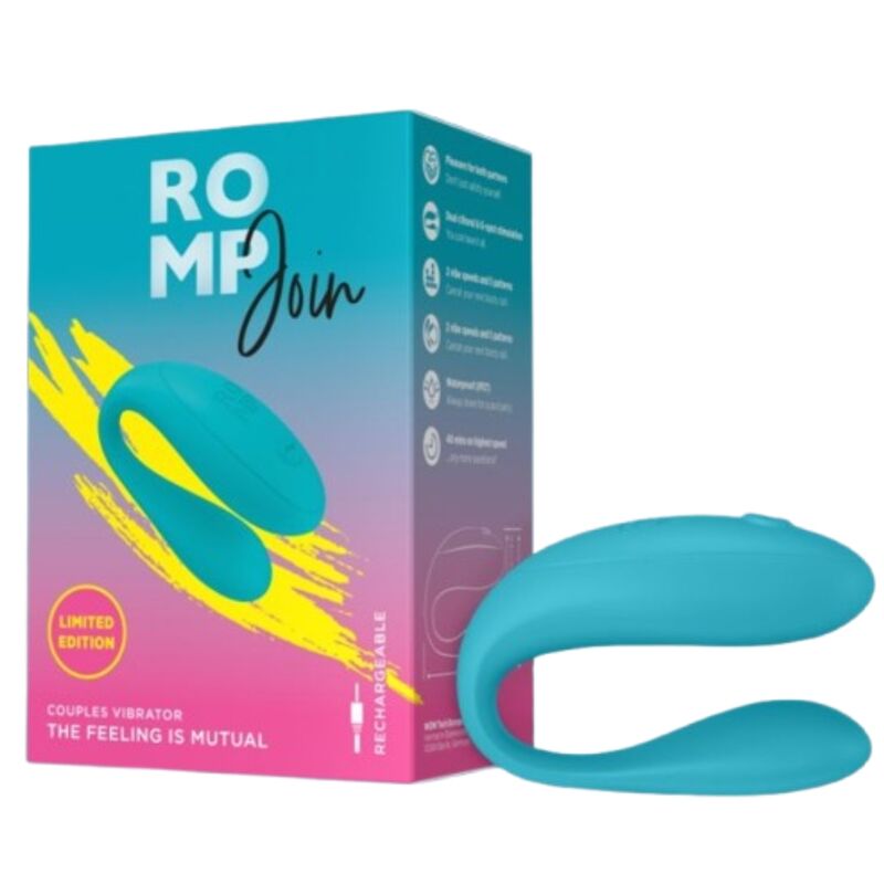 ROMP - JOIN VIBRADOR PARA PAREJAS TURQUESA - Image 4
