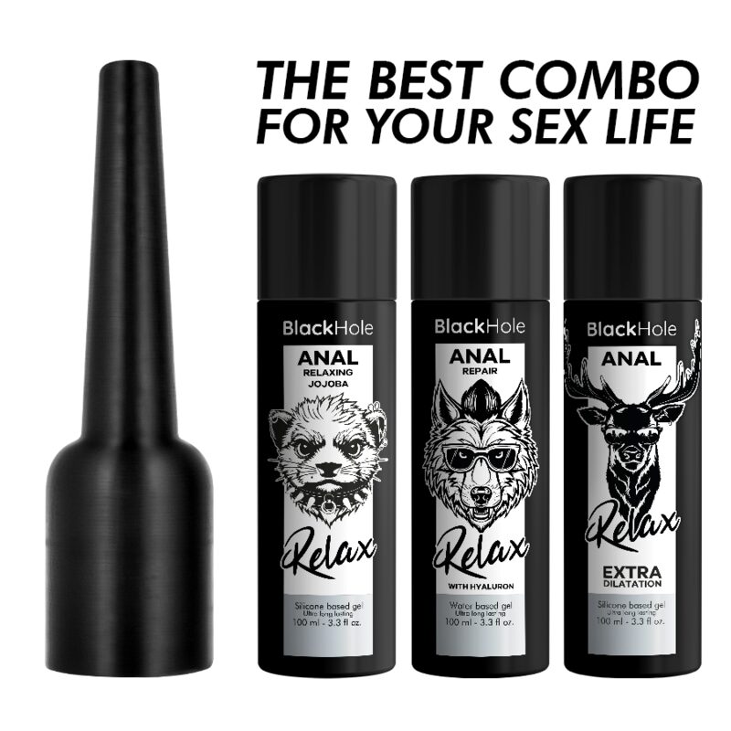 BLACK HOLE - APLICADOR DE LUBRIFICANTE ANAL TAMANHO G 100 ML - Image 2