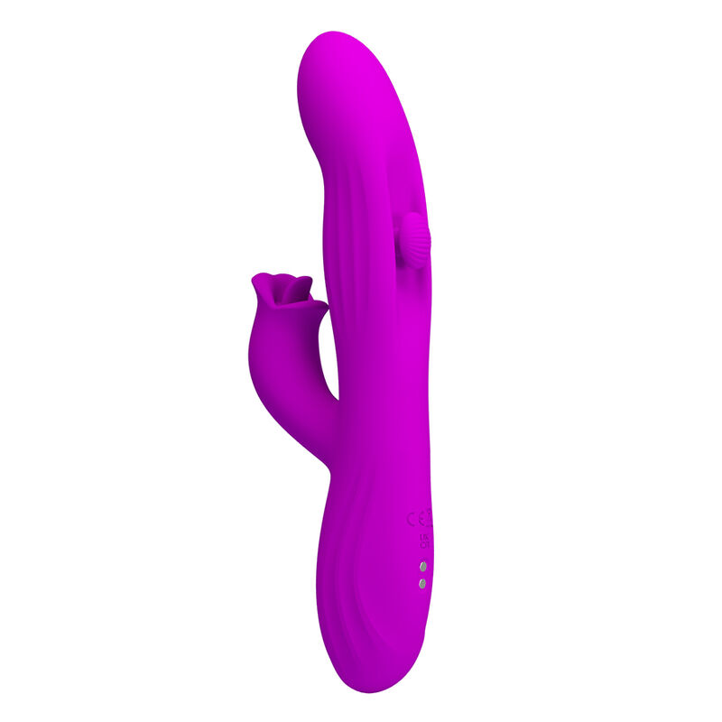 PRETTY LOVE - YALANDA VIBRADOR RABBIT OSCILANTE CON PANTALLA LED MORADO - Image 3