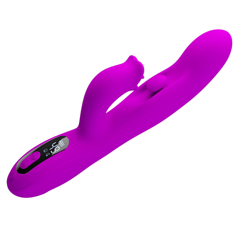 PRETTY LOVE - YALANDA VIBRADOR RABBIT OSCILANTE CON PANTALLA LED MORADO - Image 5