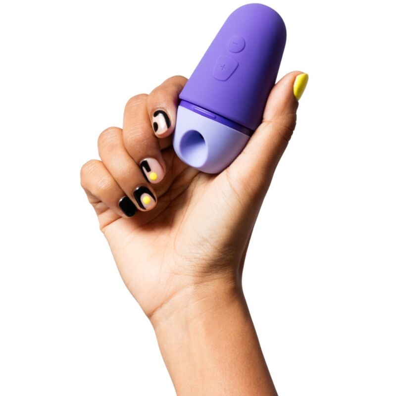 ROMP - FREE ESTIMULADOR DE CLÍTORIS CON TAPA 10 NIVELES RECARGABLE MORADO - Image 3