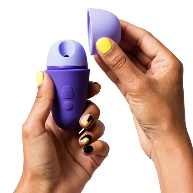ROMP - FREE ESTIMULADOR DE CLÍTORIS CON TAPA 10 NIVELES RECARGABLE MORADO - Image 2