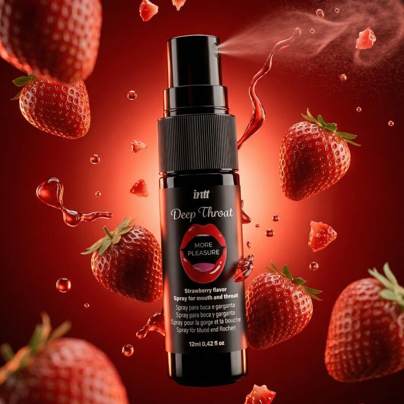 INTT - DEEP THROAT MORE PLEASURE SPRAY ORAL SABOR FRESA - Image 2