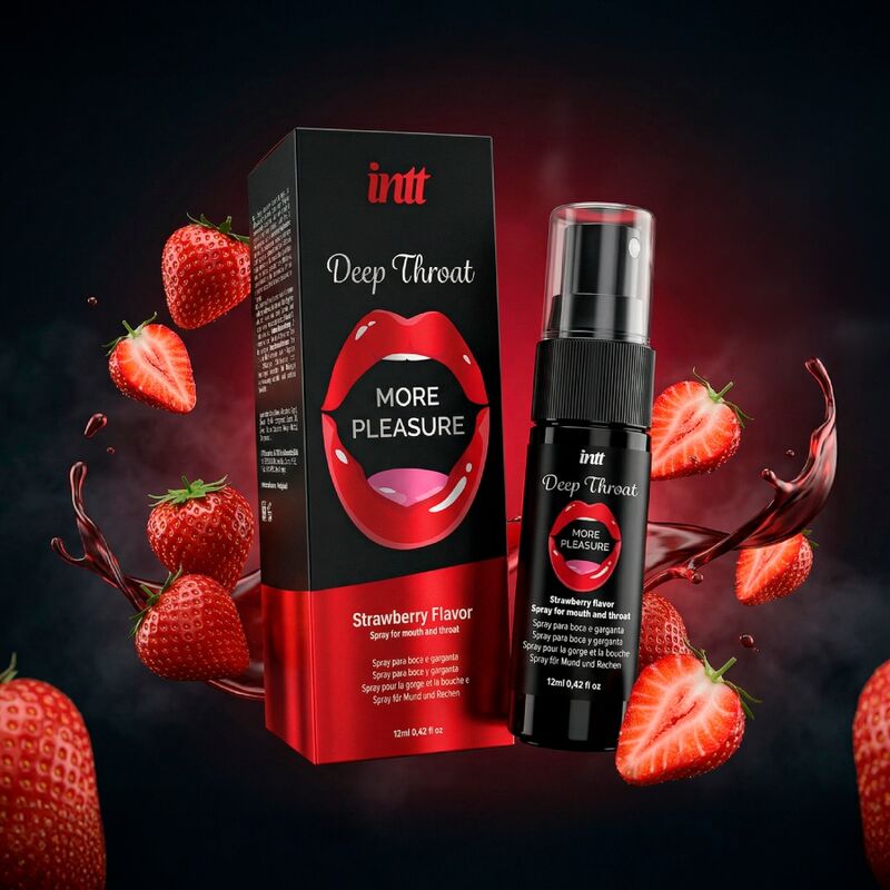 INTT - DEEP THROAT MORE PLEASURE SPRAY ORAL SABOR FRESA - Image 3