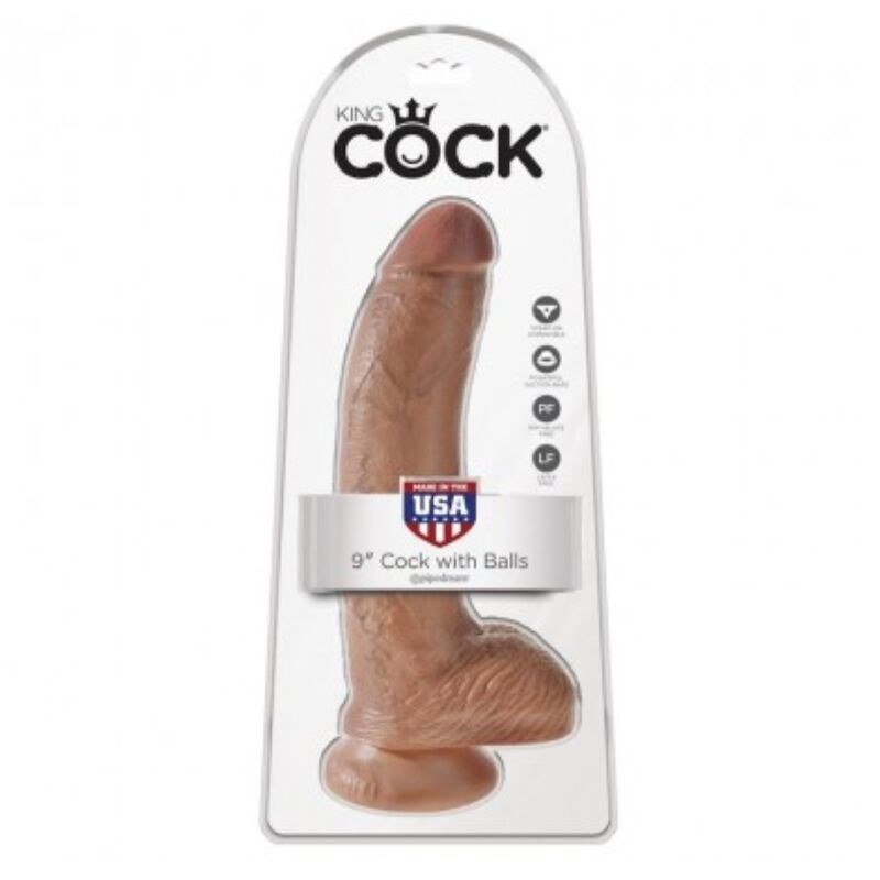 KING COCK - DILDO REALÍSTICO CON TESTÍCULOS 22,8 CM - Image 5
