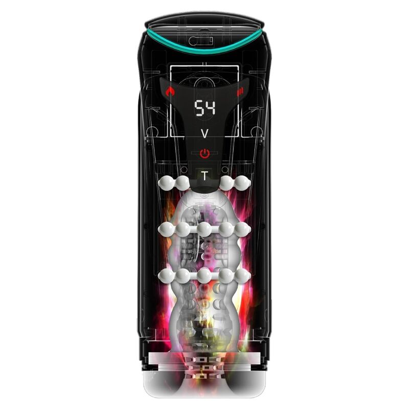 PDX ELITE - MASTURBADOR AUTOMÁTICO MOTO-BATOR PRO THRUSTING STROKER VIBRADOR Y CALOR 26.5 CM - Image 5