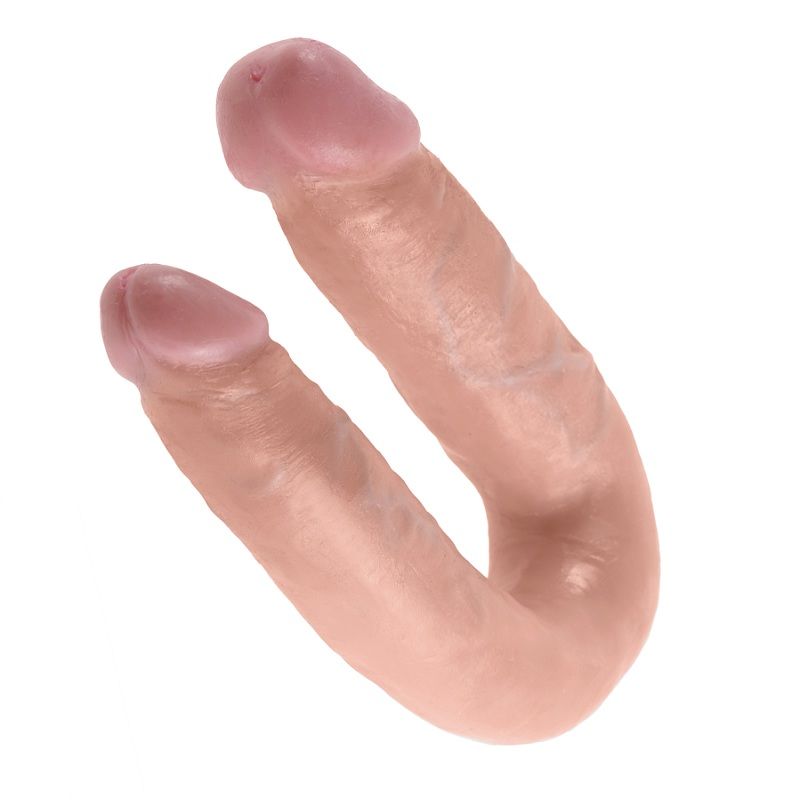KING COCK - DILDO DOBLE PENETRACIÓN 13.9 CM NATURAL - Image 4