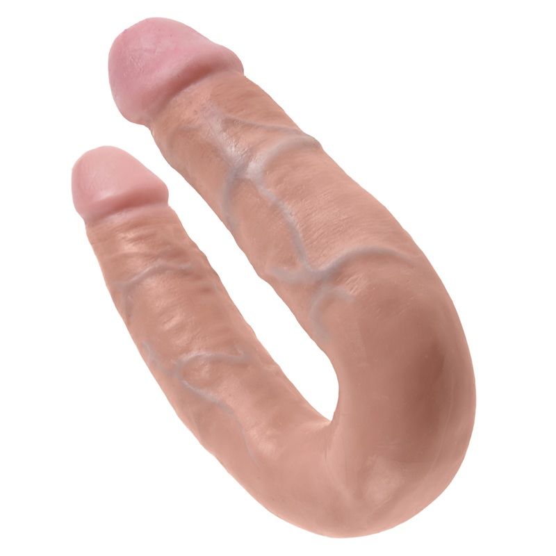 KING COCK - DILDO DOBLE PENETRACIÓN 13.9 CM NATURAL - Image 2