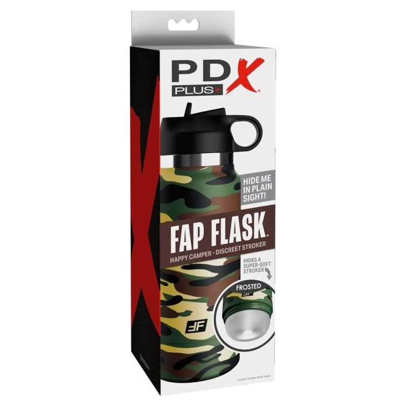 PDX PLUS - MASTURBADOR DISCRETO FAP FLASK HAPPY CAMPER CAMUFLAJE - Image 2