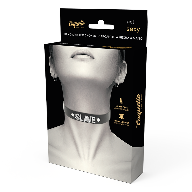 COQUETTE CHIC DESIRE - GARGANTILHA DE COURO VEGANO SLAVE - Image 3