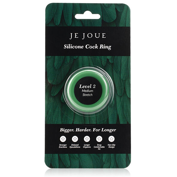 JE JOUE - ANEL DE SILICONE VERDE CHOKE MÉDIO - Image 4