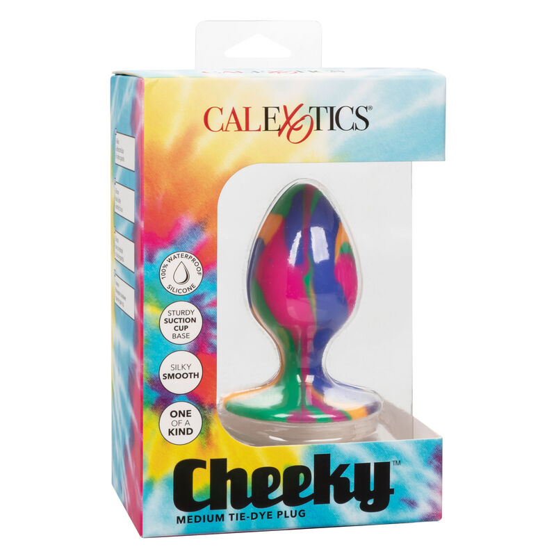 CALEXOTICS - CHEEKY MÉDIO TIE-DYE PLUG ANAL - Image 3