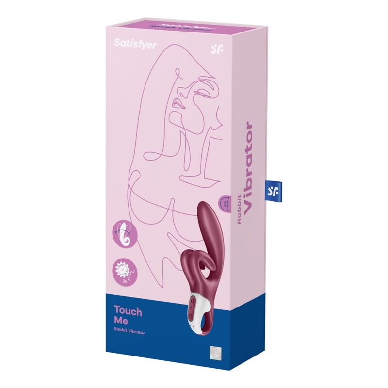 SATISFYER - TOUCH ME COELHO VIBRAO VERMELHO - Image 4
