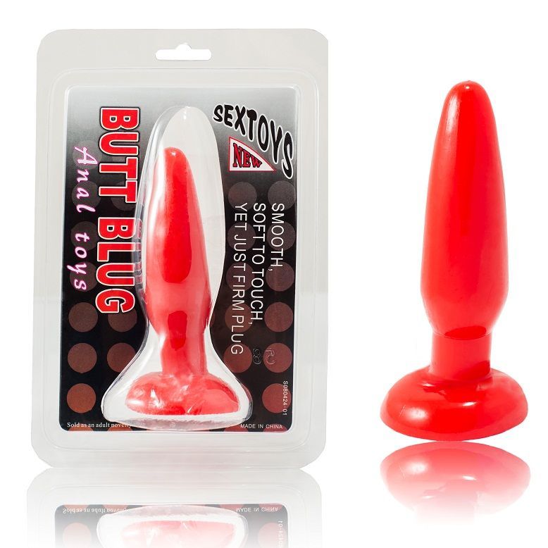 BAILE - PLUG ANAL PEQUENO VERMELHO 15 CM - Image 3