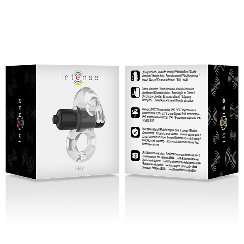 INTENSE - ANEL VIBRADOR TRANSPARENTE FRY - Image 5