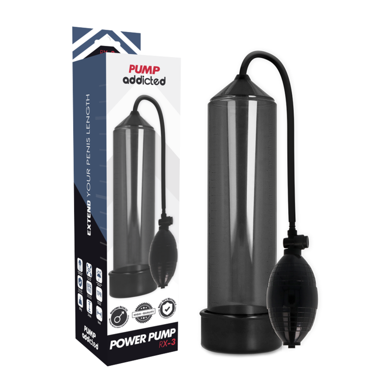 BOMBA ADICIONADA RX3 PRETO