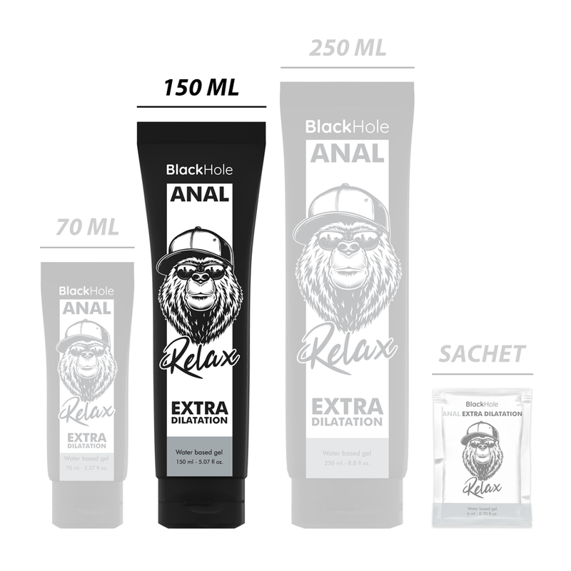 BLACK HOLE - GEL BASE DILATAÇÃO ANAL 150 ML - Image 6