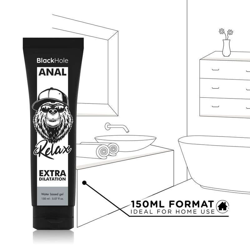 BLACK HOLE - GEL BASE DILATAÇÃO ANAL 150 ML - Image 4