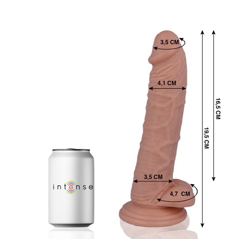 MR INTENSE - 15 PÊNIS REALÍSTICO 19.5 CM -O- 4.1 CM - Image 6