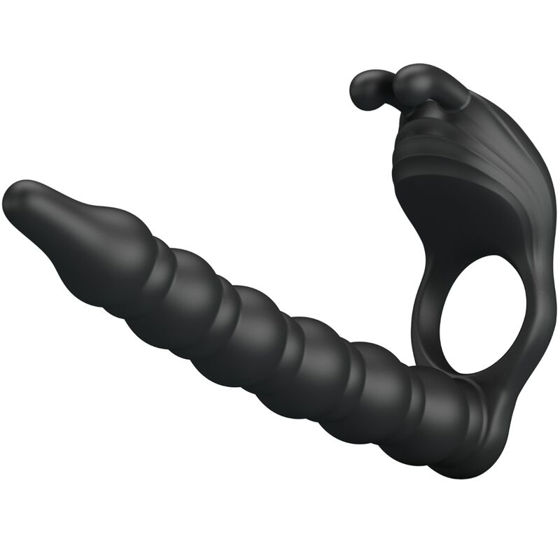 PRETTY LOVE - BLACKNEY ANÉIS PARA PÊNIS COM PLUG VIBRADOR - Image 4