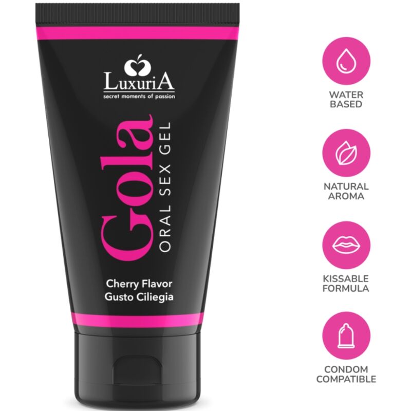 INTIMATELINE LUXURIA - SEXO ORAL GEL SABOR CEREJA 50 ML - Image 3