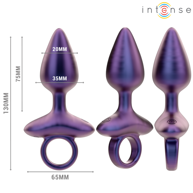 INTENSE - MICHAEL VIBRADOR ANAL PLUG MODELO 2 CONTROLE REMOTO - Image 2