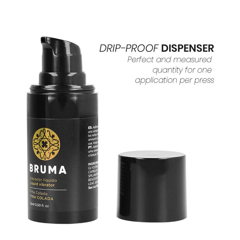 BRUMA - VIBRADOR LÍQUIDO ULTRA DESLIZANTE PINA COLADA 15 ML - Image 4
