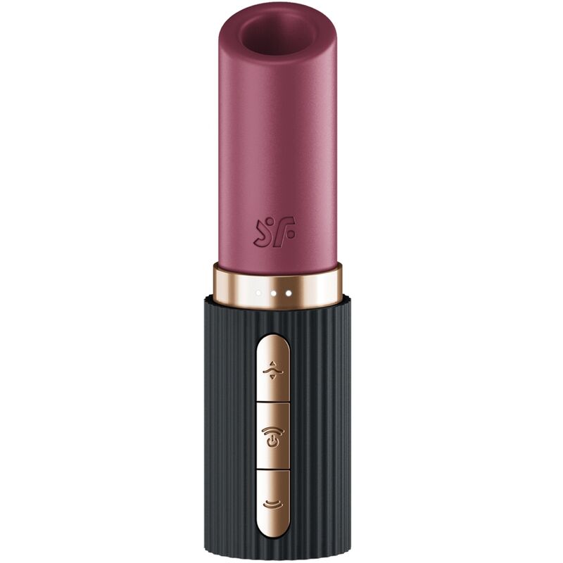 SATISFYER - PRO 2 KISS WAVE ESTIMULADOR DE CLITÓRIS GARNET / PRETO - Image 2