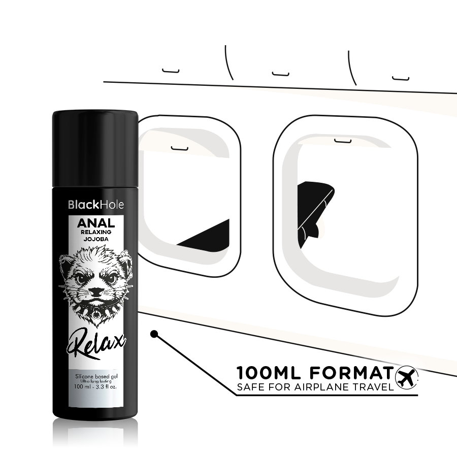 BLACK HOLE - JOJOBA RELAXANTE ANAL BASE DE SILICONE 100 ML - Image 4