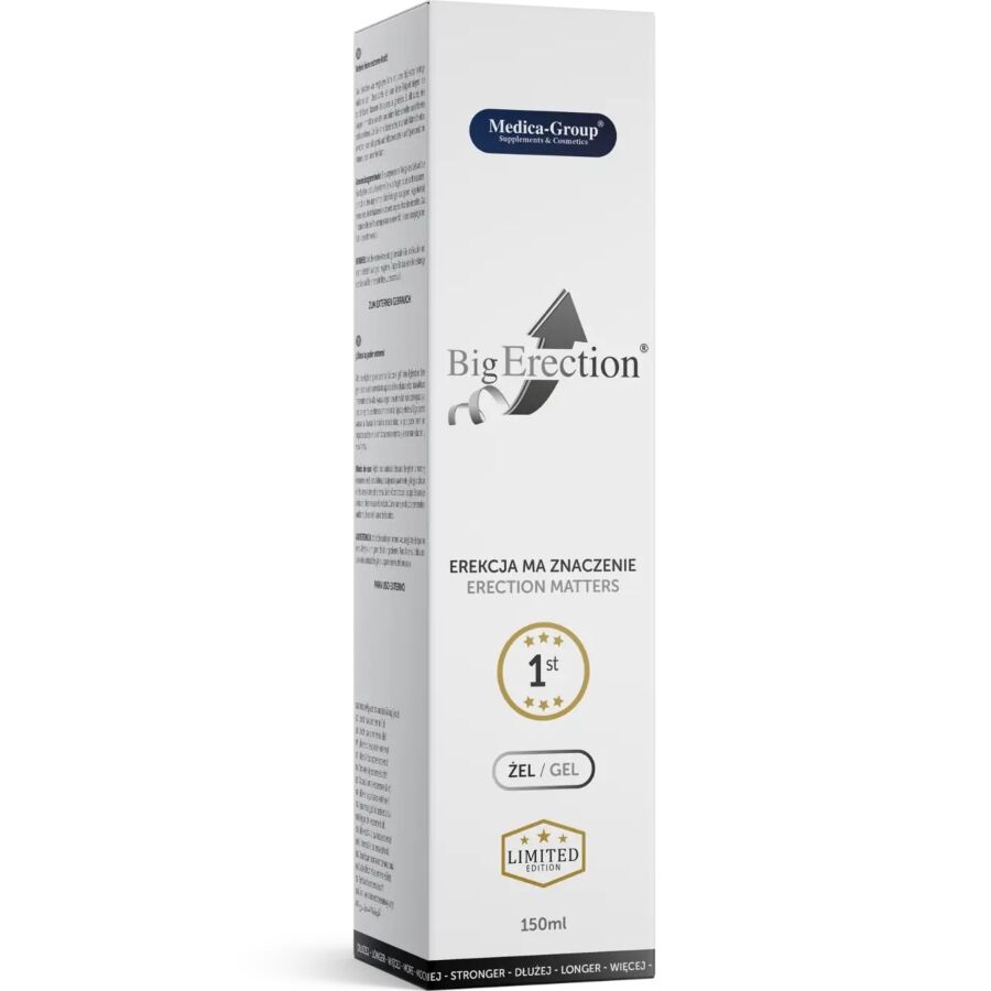 MEDICA GROUP - GEL ÍNTIMO PARA EREÇÃO MASCULINA BIG ERECTION 150 ML - Image 2