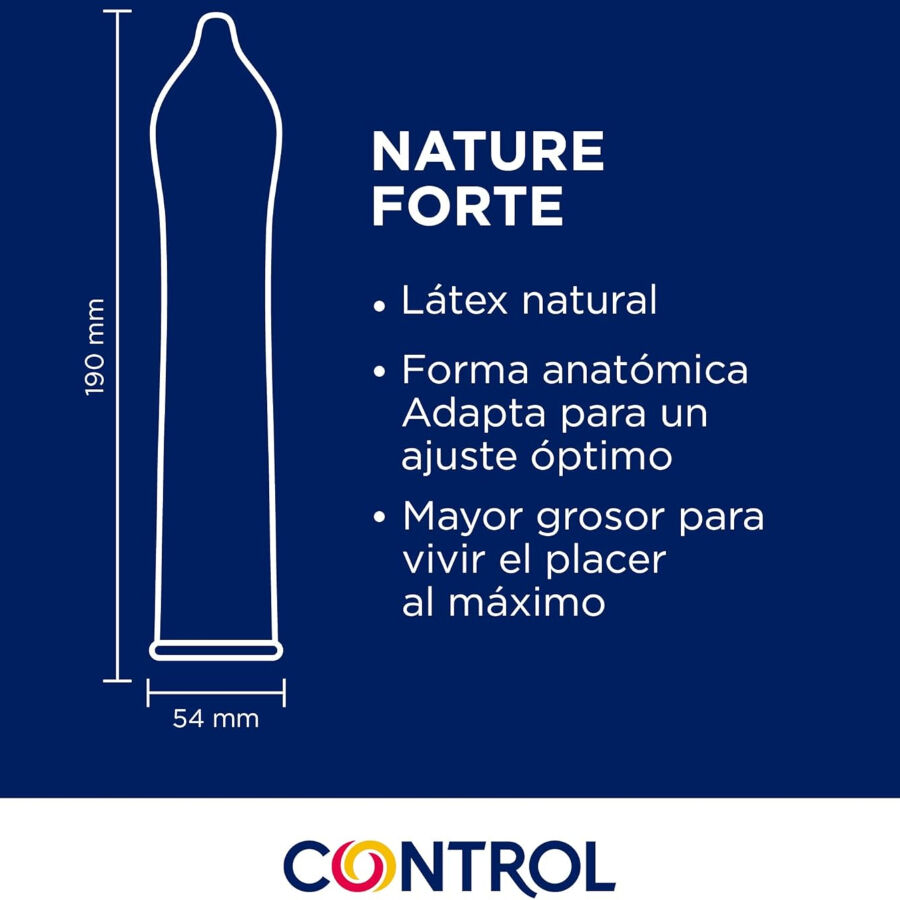 CONTROL - NATURE FORTE PRESERVATIVOS 144 UNIDADES - Image 2
