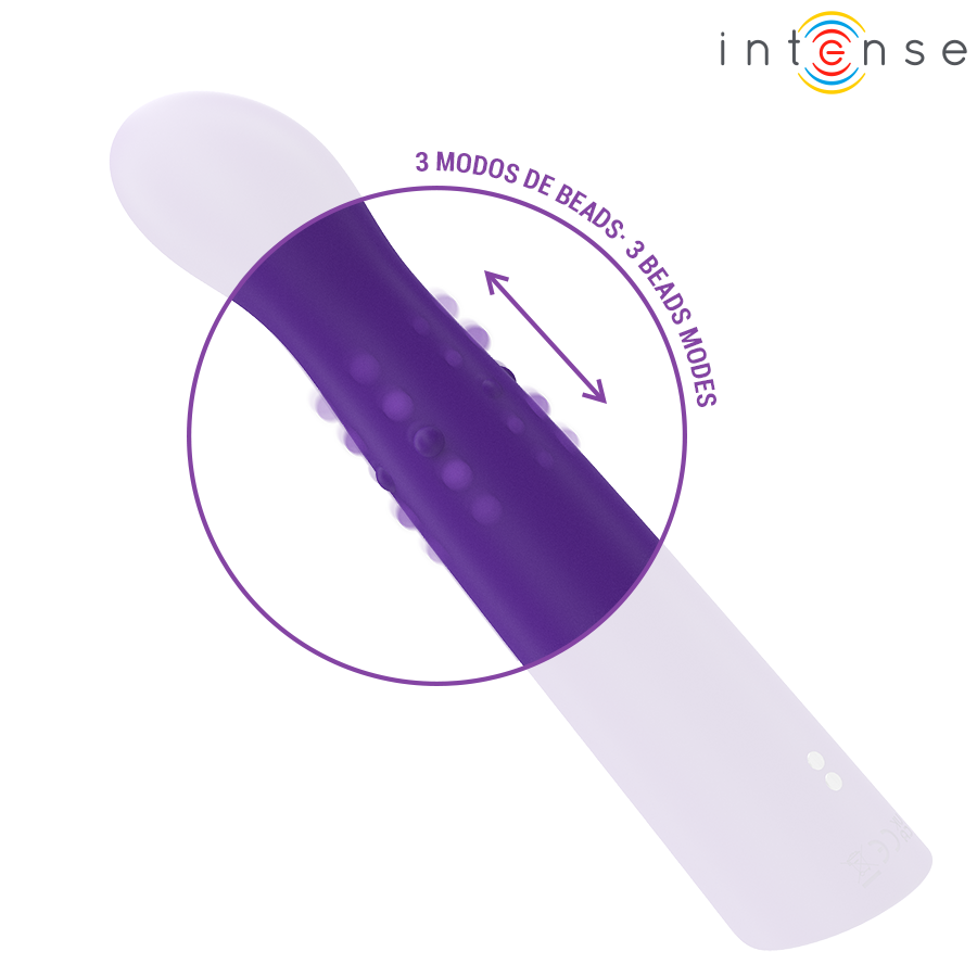 INTENSE - HELENA BEADS VIBRADOR WIGGLE UP DOWN 13,5 CM - Image 4