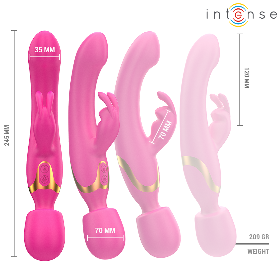 INTENSE - VIBRADOR DUPLO WINONA COELHO E VARINHA - Image 5