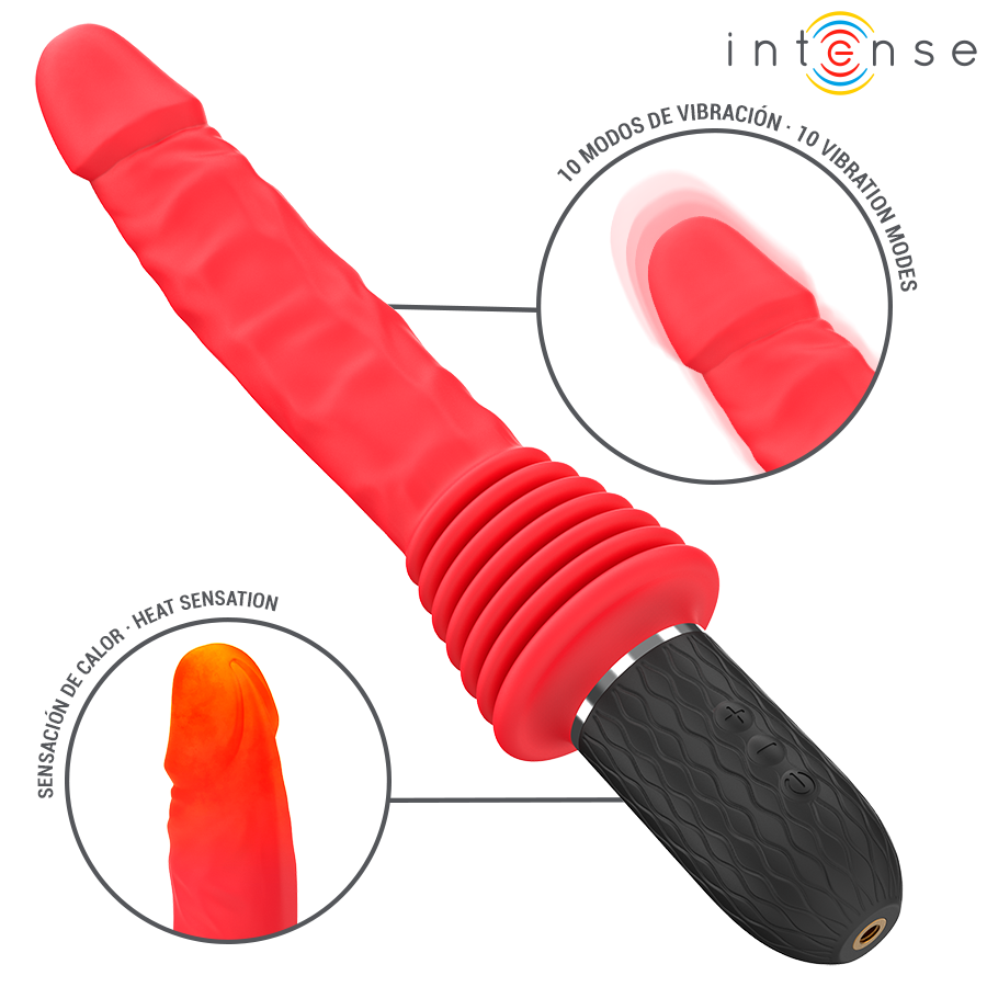 INTENSE - CYNTHIA VIBRADOR DE IMPULSO COM CONTROLE REMOTO E AQUECIMENTO - Image 2