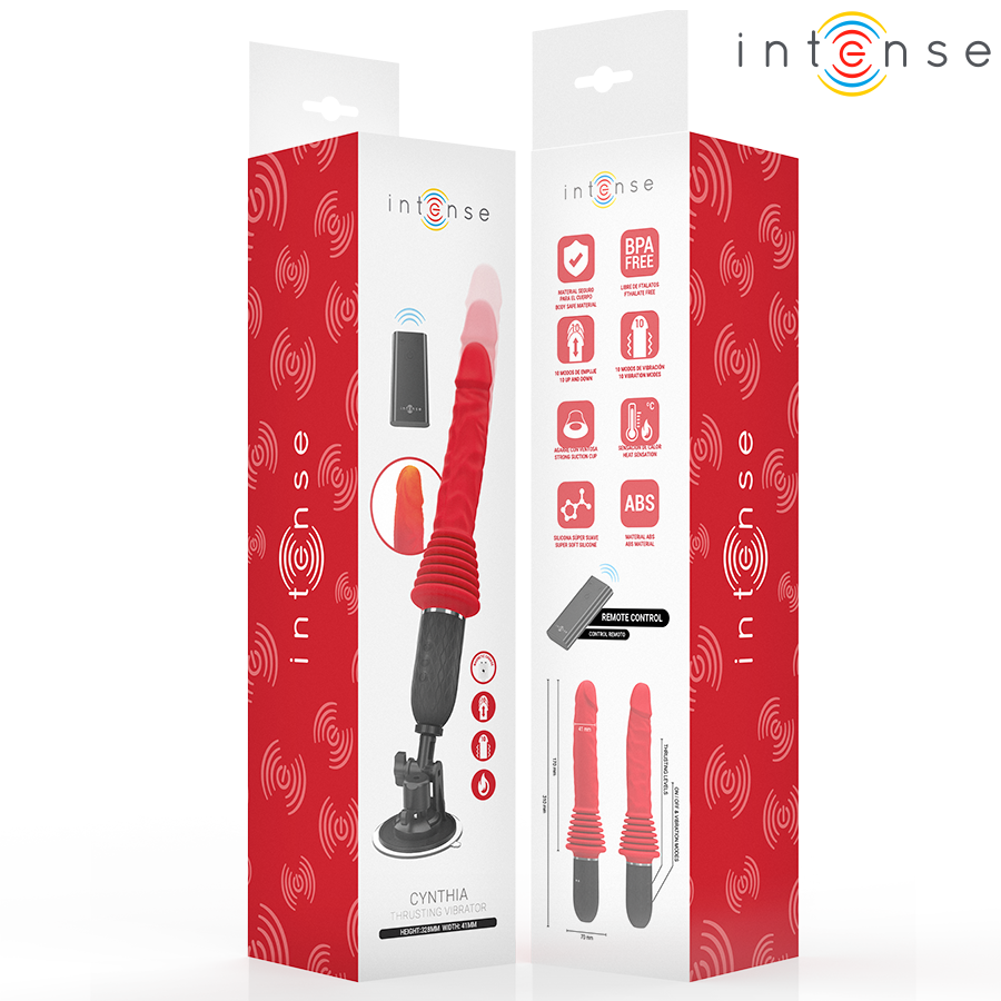 INTENSE - CYNTHIA VIBRADOR DE IMPULSO COM CONTROLE REMOTO E AQUECIMENTO - Image 3