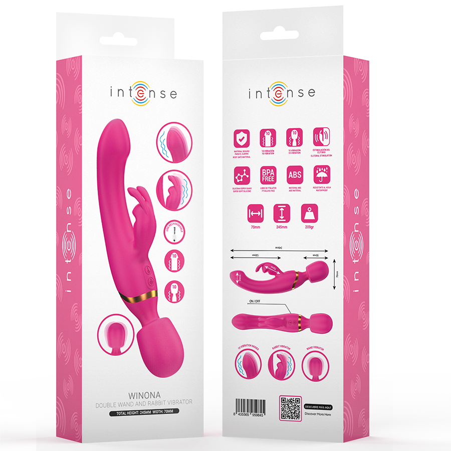 INTENSE - VIBRADOR DUPLO WINONA COELHO E VARINHA - Image 3